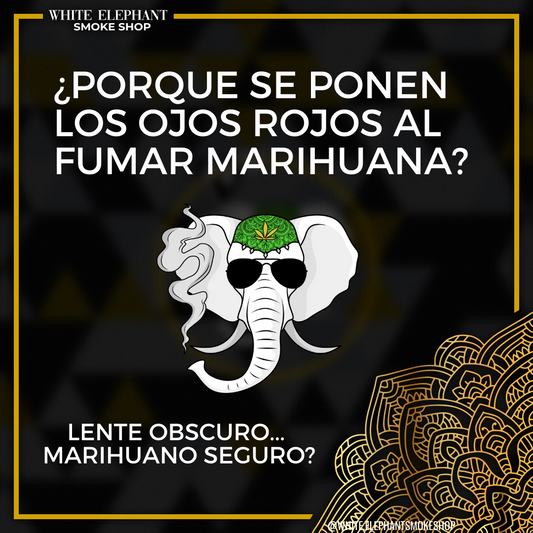 ¿Ojos rojos después de fumar?