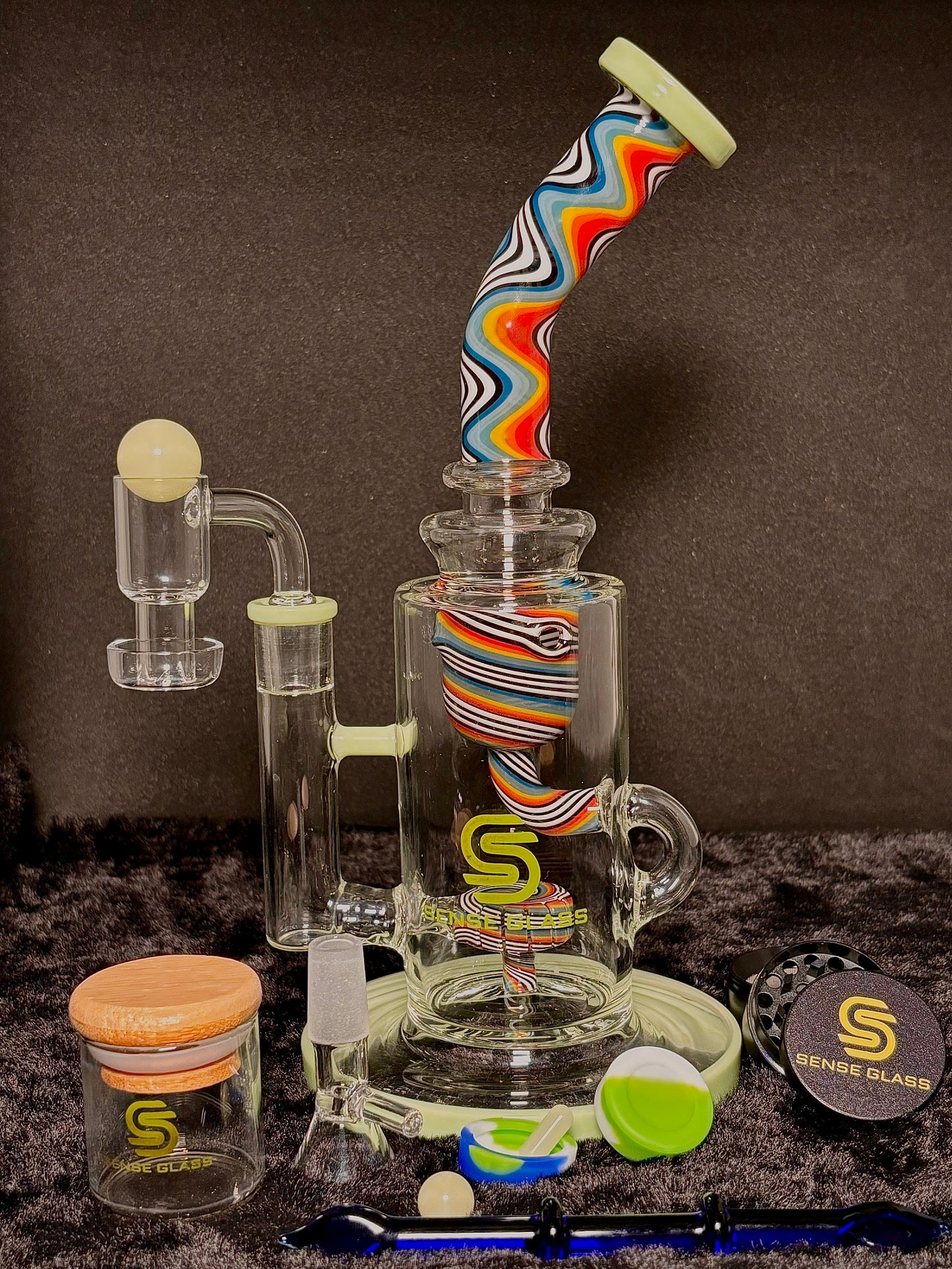 KIT BONG SENSE GLASS 10 EN 1