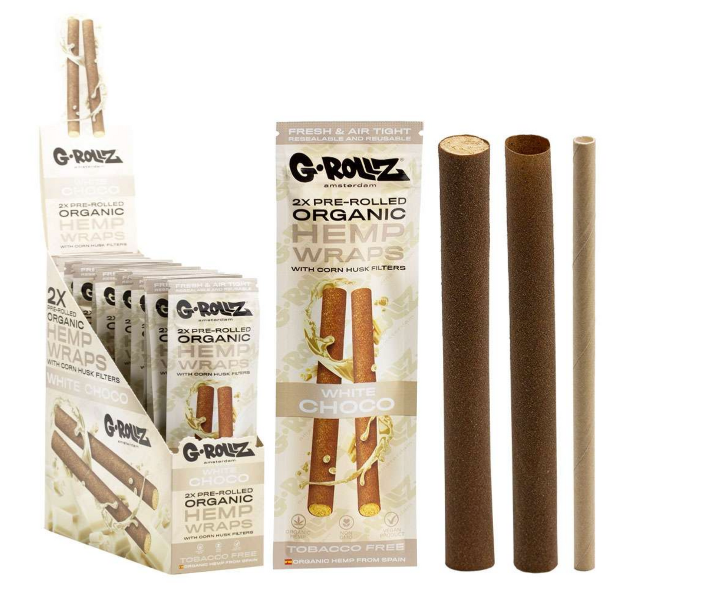 G ROLLZ WRAPS PRE ROLADOS CON FILTRO