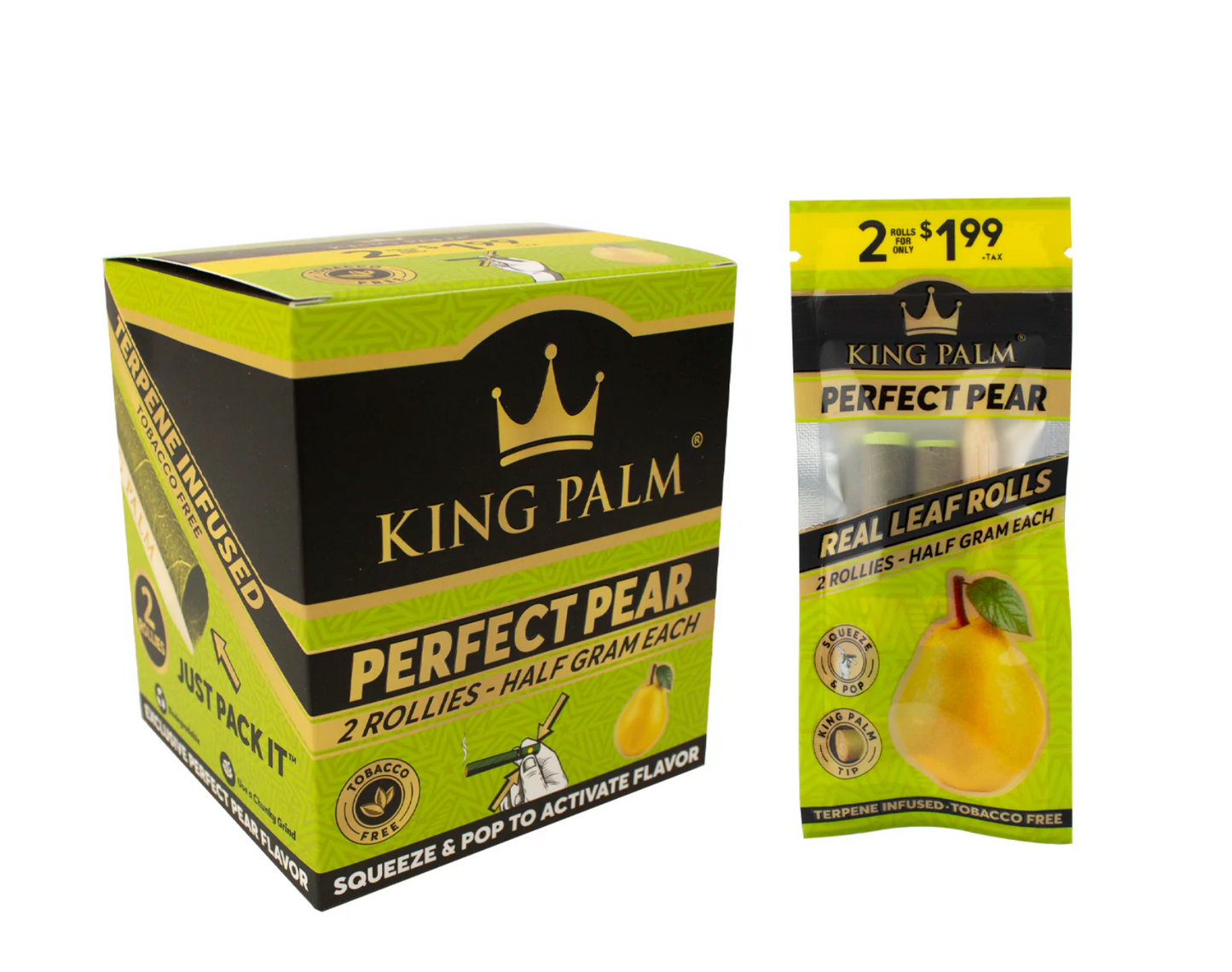 KING PALM ROLLIES - PRE ROLADOS DE 1/2g.