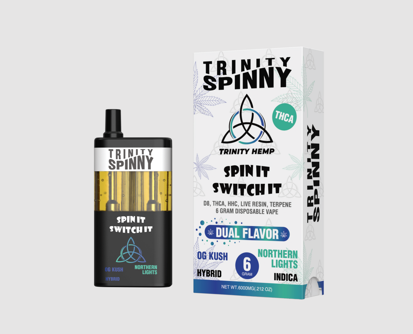 TRINITY HEMP / SPINNY / 6G. / DOBLE USO