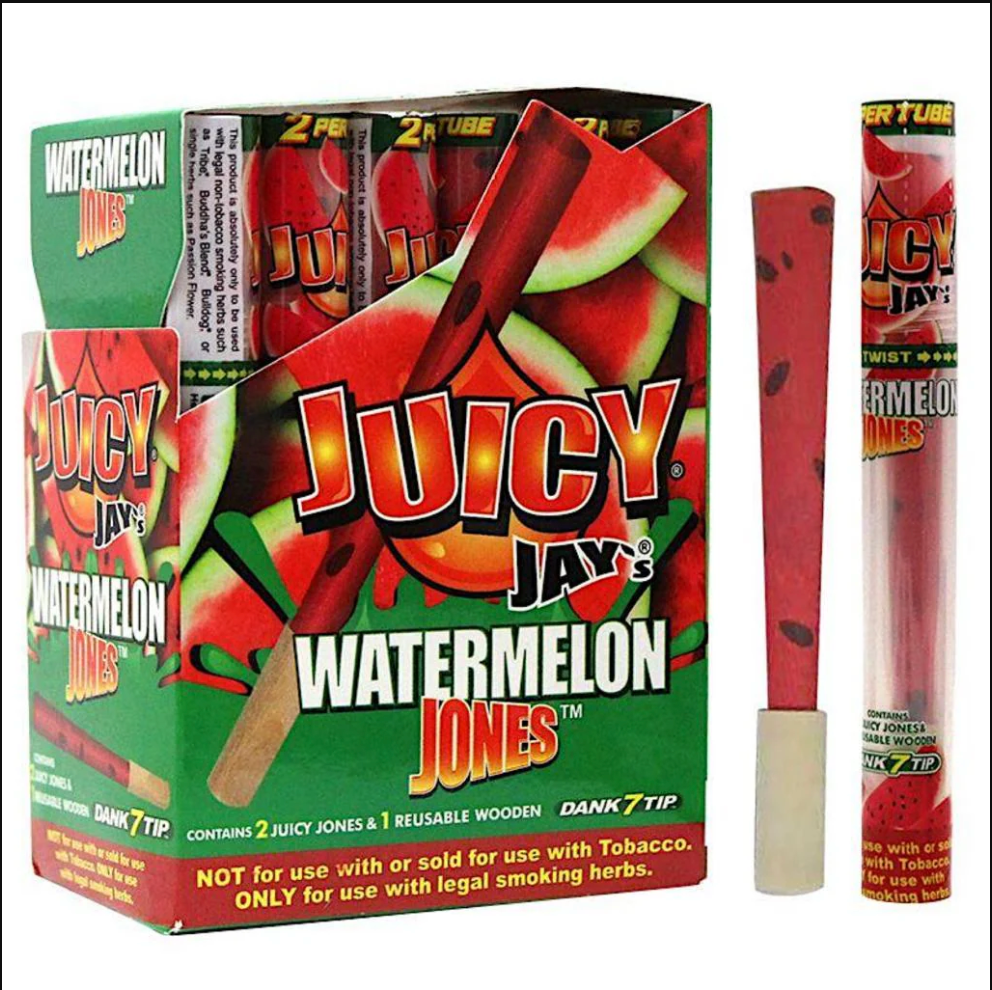 JUICY JAY´S / CONOS PRE ROLADOS + FILTRO DE MADERA