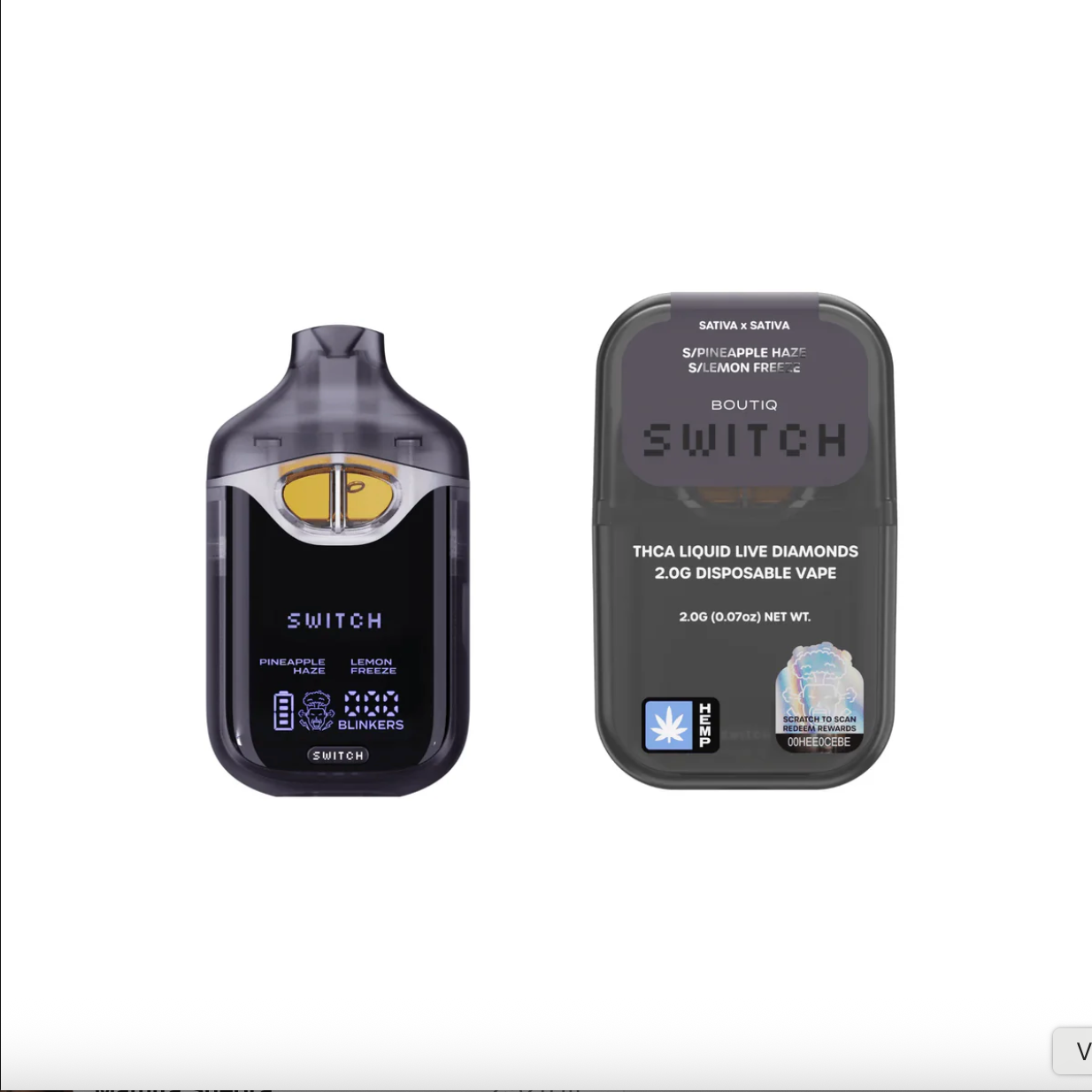 BOUTIQ SWITCH / DUAL FLAVOR / DESECHABLE DE 2G
