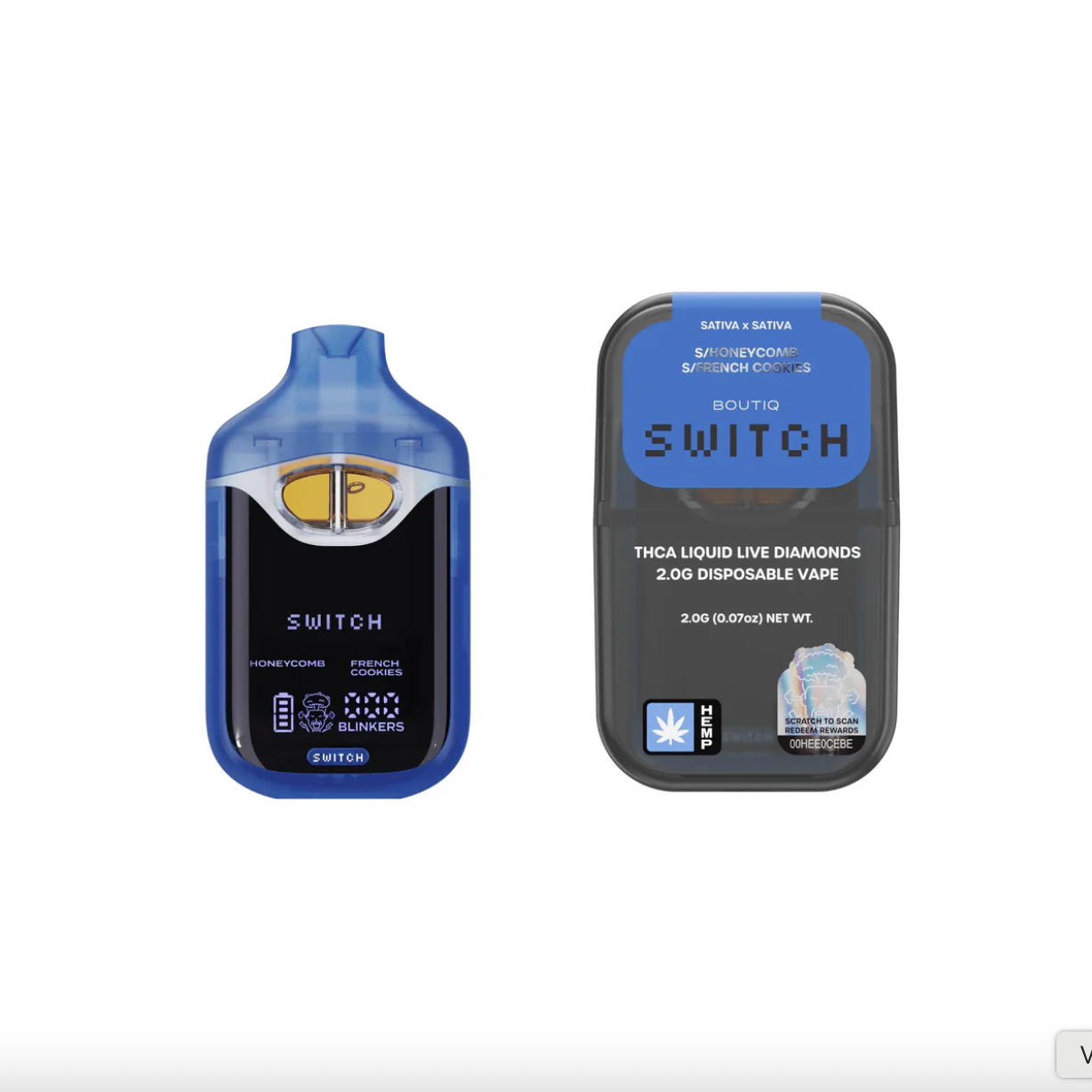 BOUTIQ SWITCH / DUAL FLAVOR / DESECHABLE DE 2G