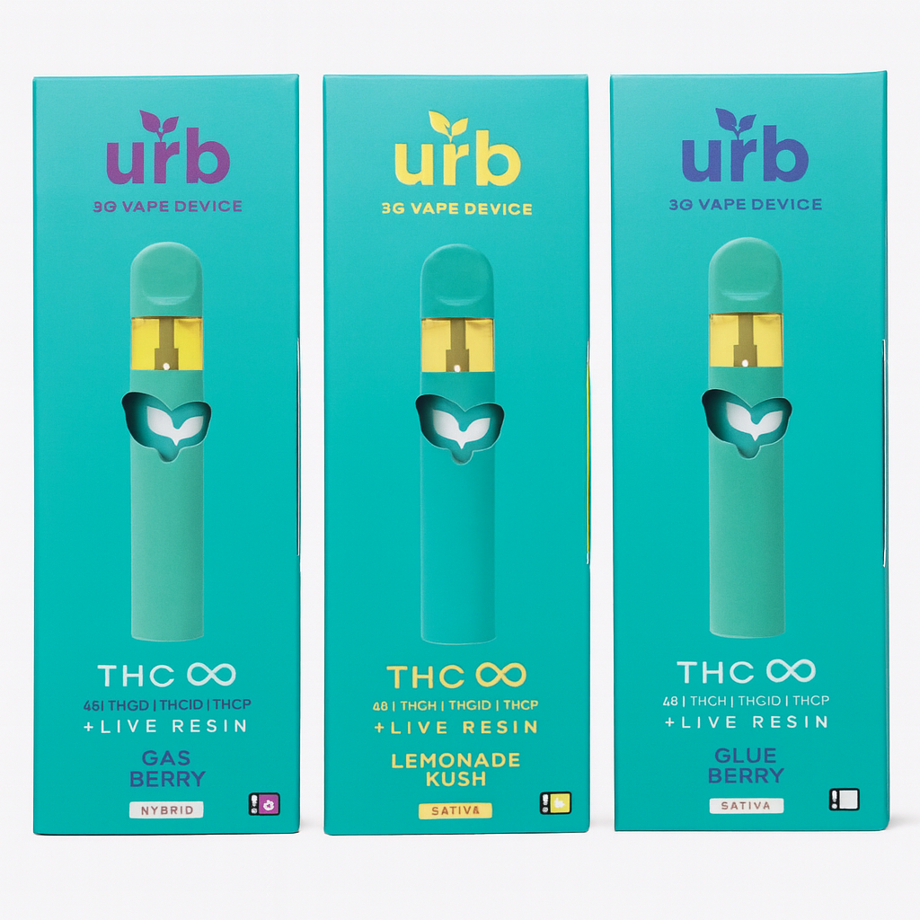 URB THC INFINITY - DESECHABLE 3G - LIVE RESIN