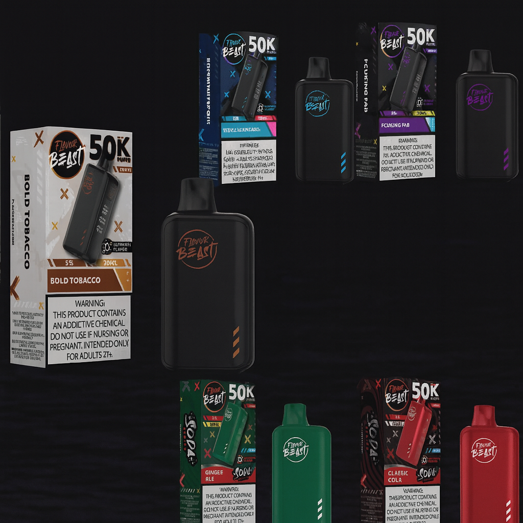 FLAVOR BEAST XBM50 - VAPE NICOTINA - 50,000 PUFF - 5%