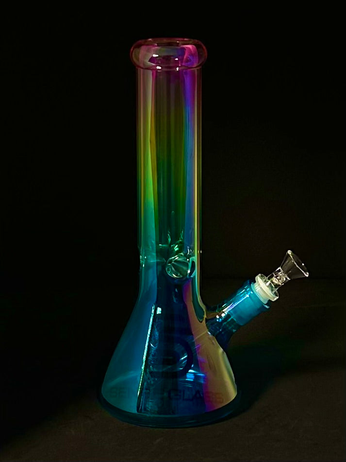 SENSE GLASS BONG ELECTROPLATED BEAKER