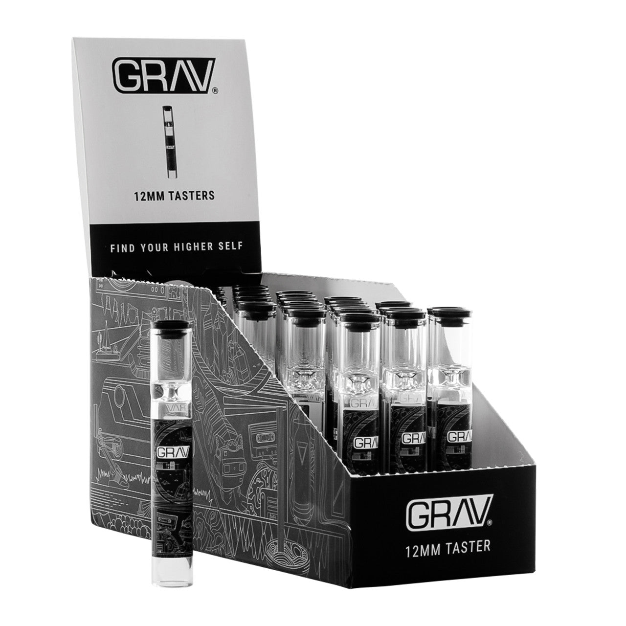 GRAV TASTER 12MM CON TAPA