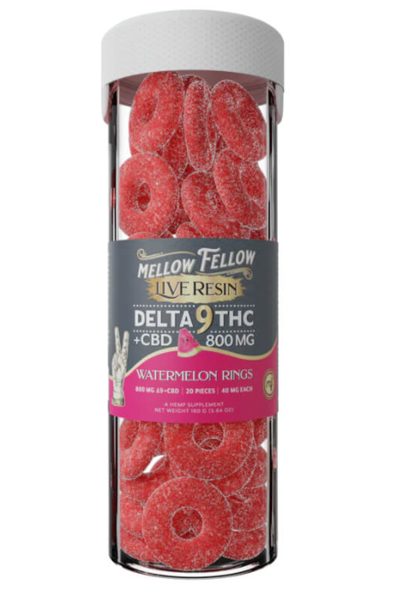 MELLOW FELLOW GOMITAS D9 Y CBD 800MG