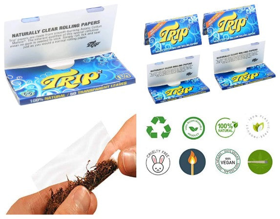 PAPEL TRIP2 ROLLIN DE CELULOSA TRANSPARENTE 1 1/4