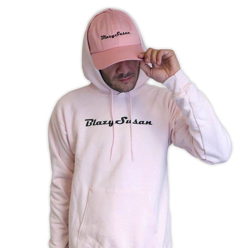 SUDADERA CON CAPUCHA // ROSA // BLAZY BRANDS