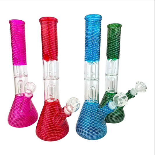 BONG CLASICO 30CM / DOBLE PERCOLADOR