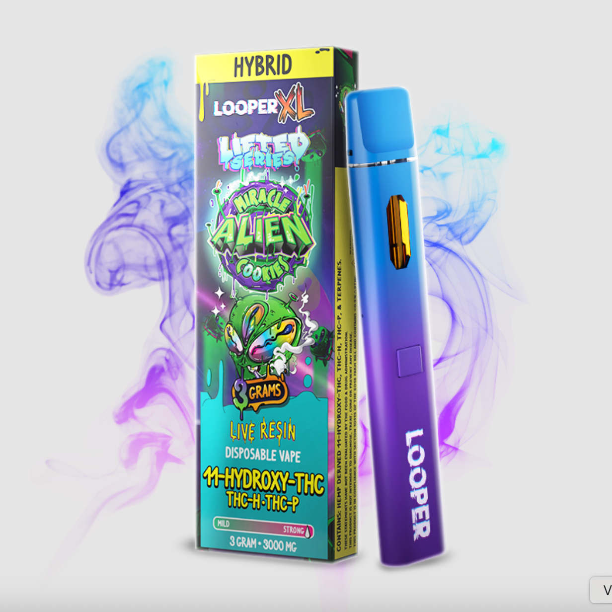 LOOPER XL LIFTED SERIES THC-P / THC-A / HHC LIVE RESIN