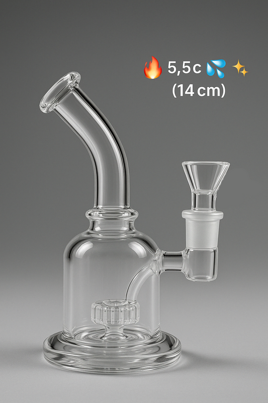MINI BONG DE 14CM / CUELLO INCLINADO / PERCOLADOR