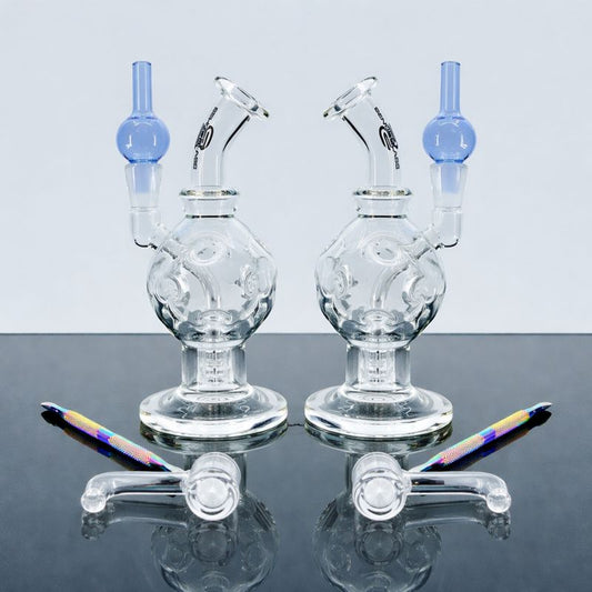 SENSE GLASS MINI DAB RIG KIT 5" 14MM QUARTZ BANGER