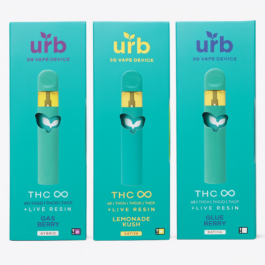 URB THC INFINITY - DESECHABLE 3G - LIVE RESIN