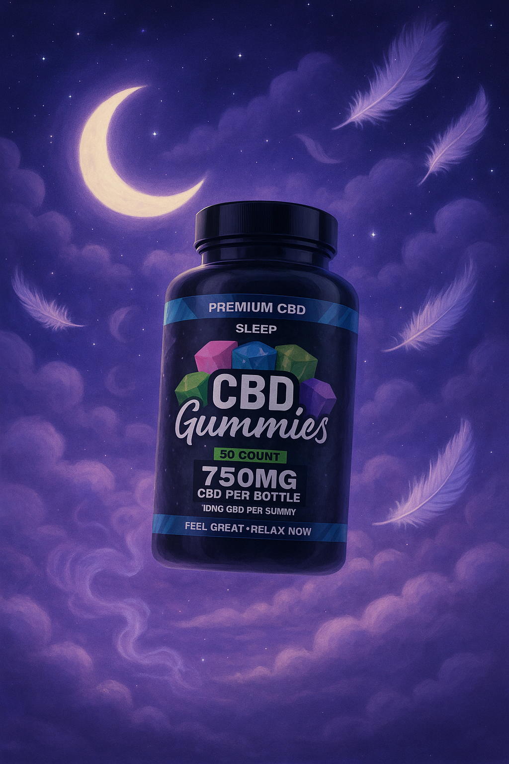 HEMP BOMBS / GOMITAS DE CBD / 750MG / 50 PIEZAS