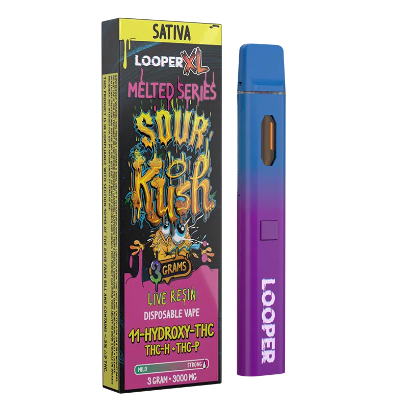 LOOPER XL MELTED SERIES - DESECHABLE 3G -  LIVE RESIN