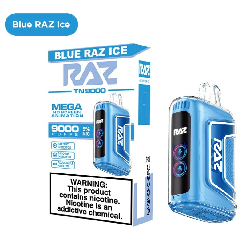 RAZ TN 9000 - VAPE DESECHABLE - 9000 PUFF